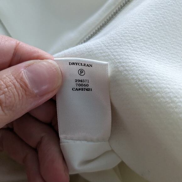 Ann Taylor Off White Shift Dress Size 4 Petite NEW - Picture 7 of 10